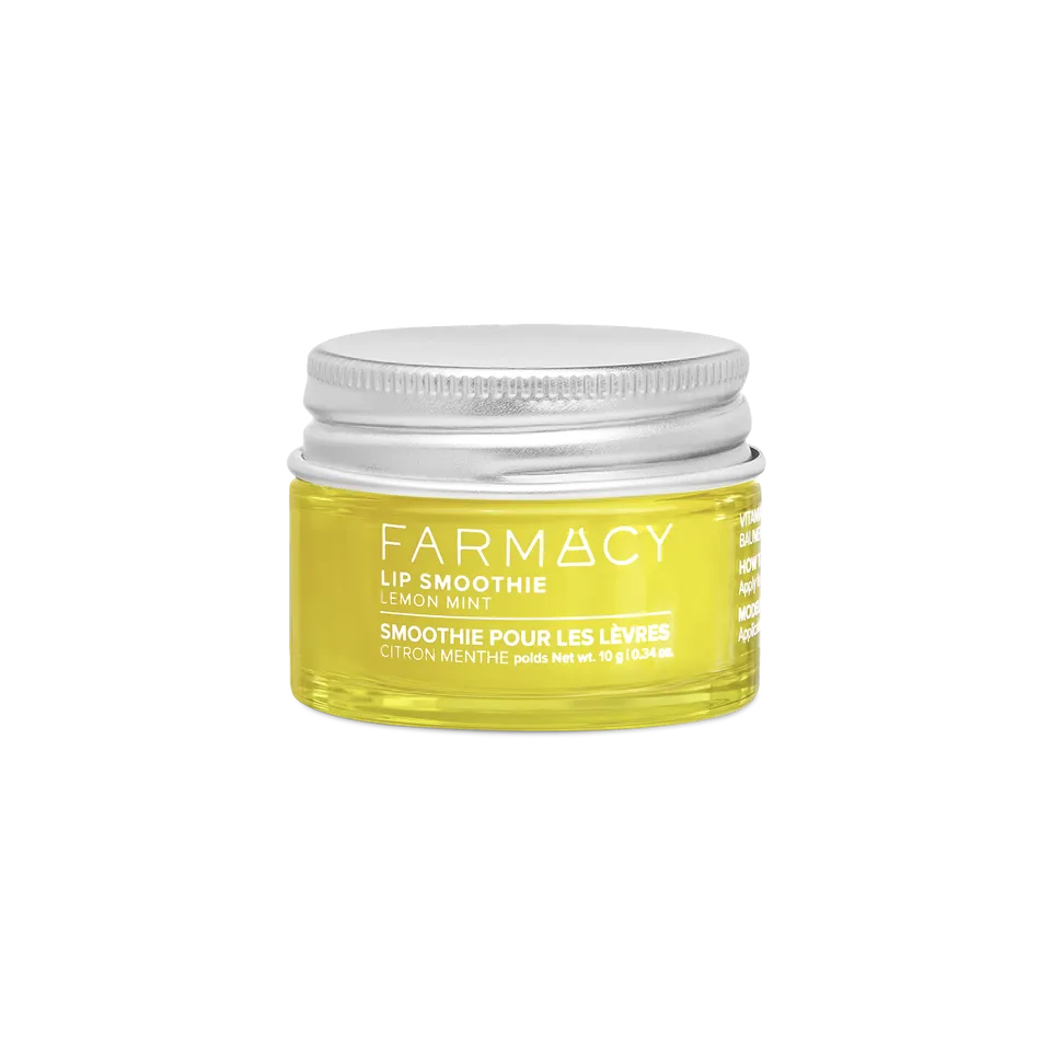 Farmacy Peptide Lip Smoothie leppebalsam lemon mint glans