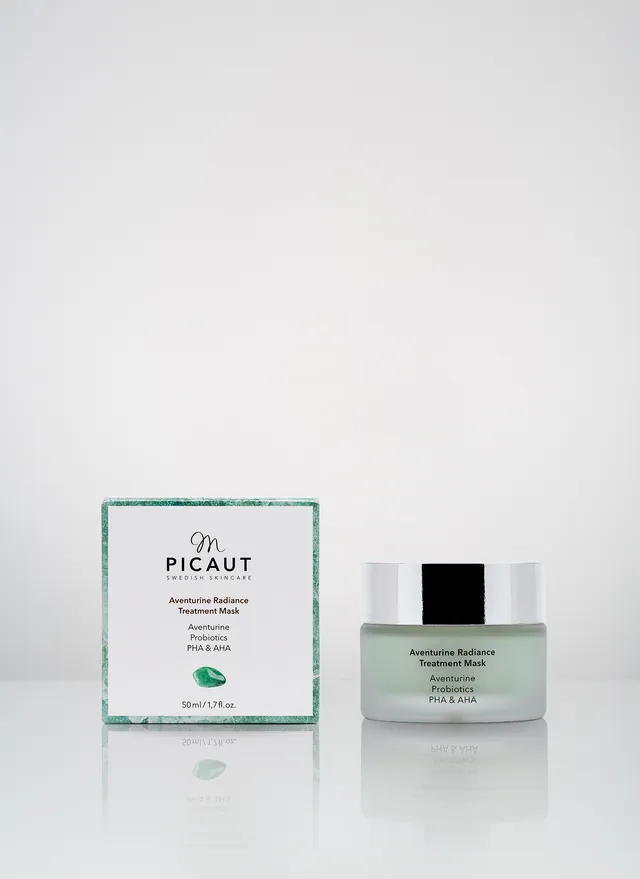M Picaut Aventurine Radiance ansiktsmaske 50ml glød