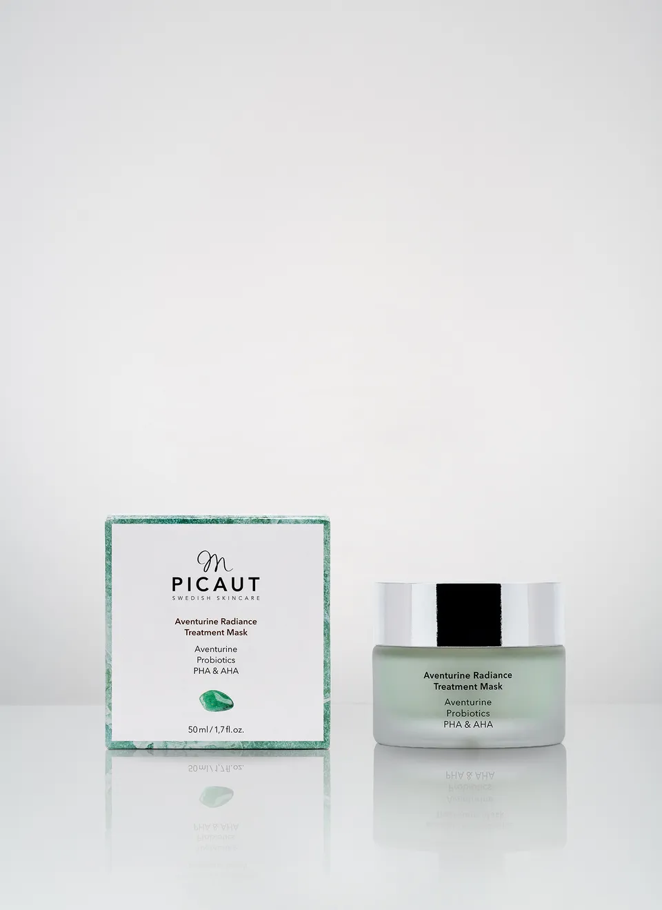 M Picaut Aventurine Radiance ansiktsmaske 50ml glød