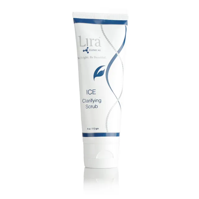 Lira Clinical ICE Clarifying Scrub peeling 4oz mot kviser