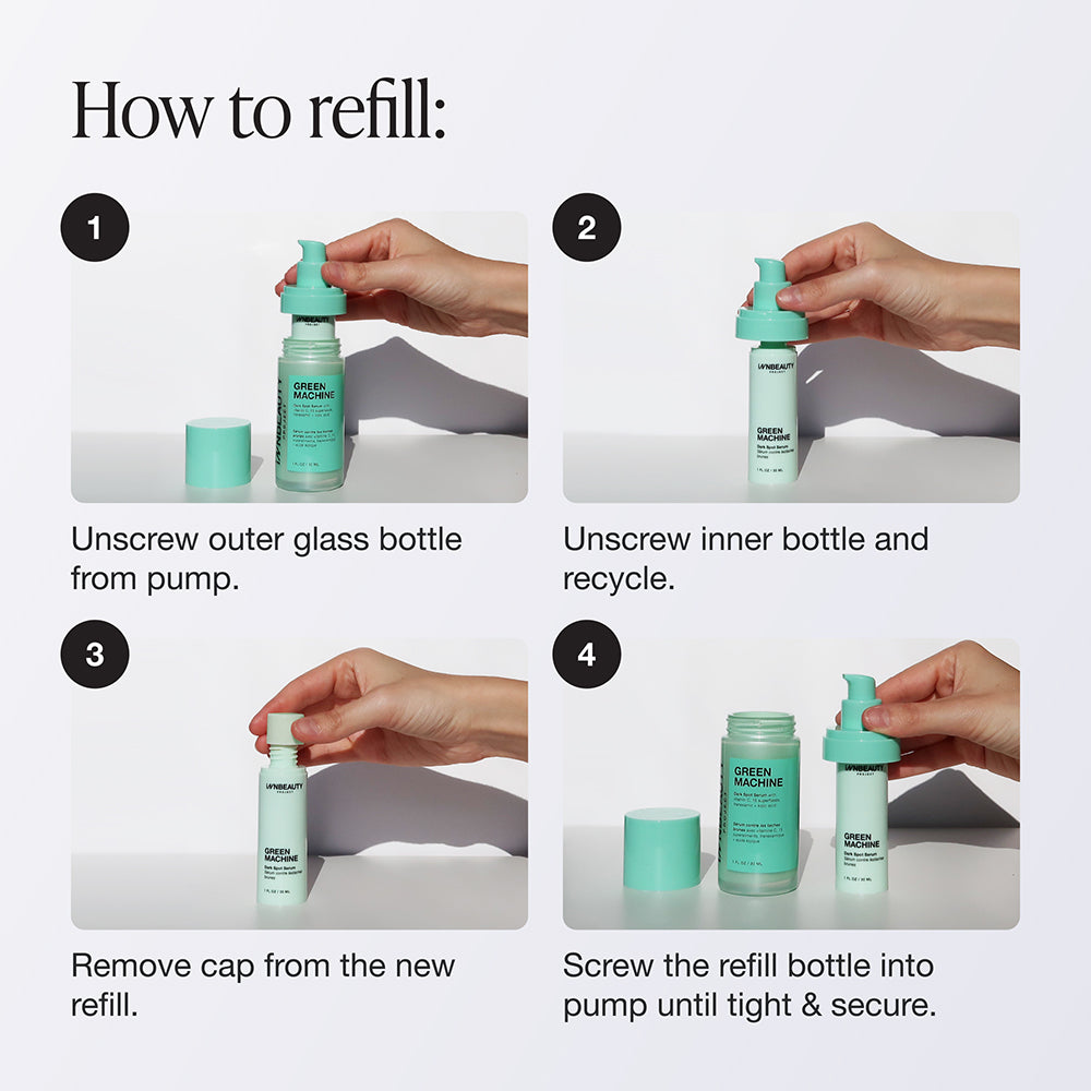 Innbeauty Project Green Machine serum refill set vitaminolje