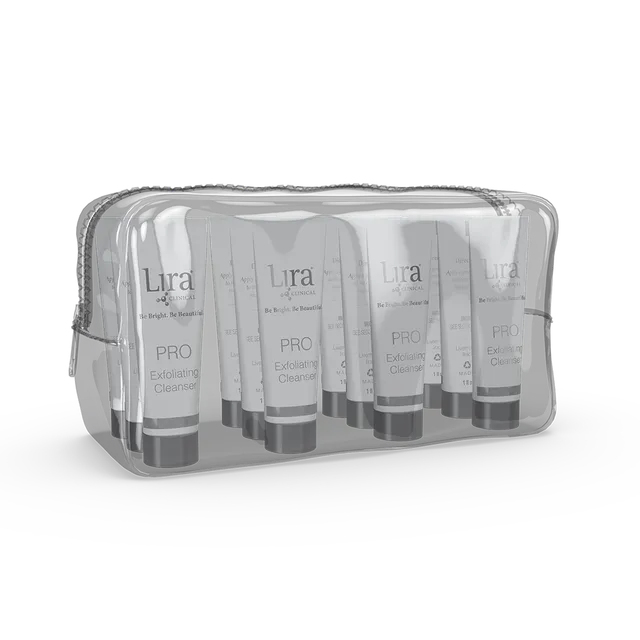 Lira Clinical PRO Exfoliating Cleanser rens prøvepakning 12 stk