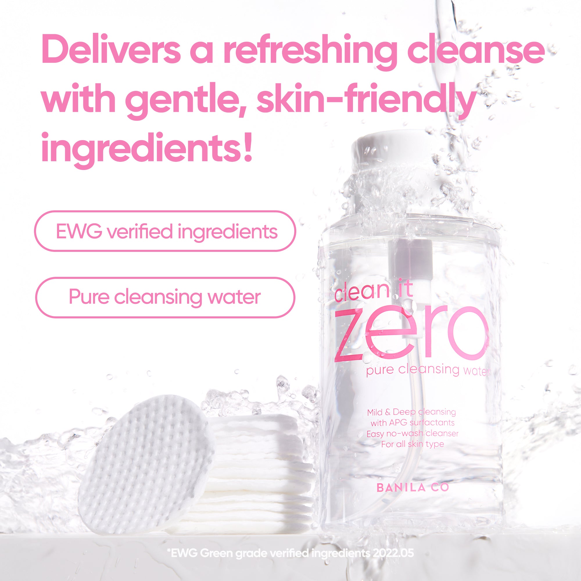 Banila Co Clean It Zero rensevann 310 ml uten parfyme