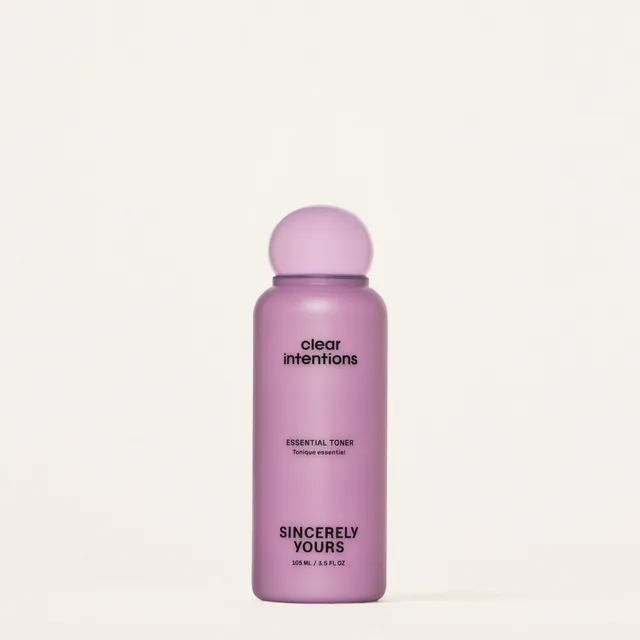 Sincerely Yours Clear Intentions toner uren hud