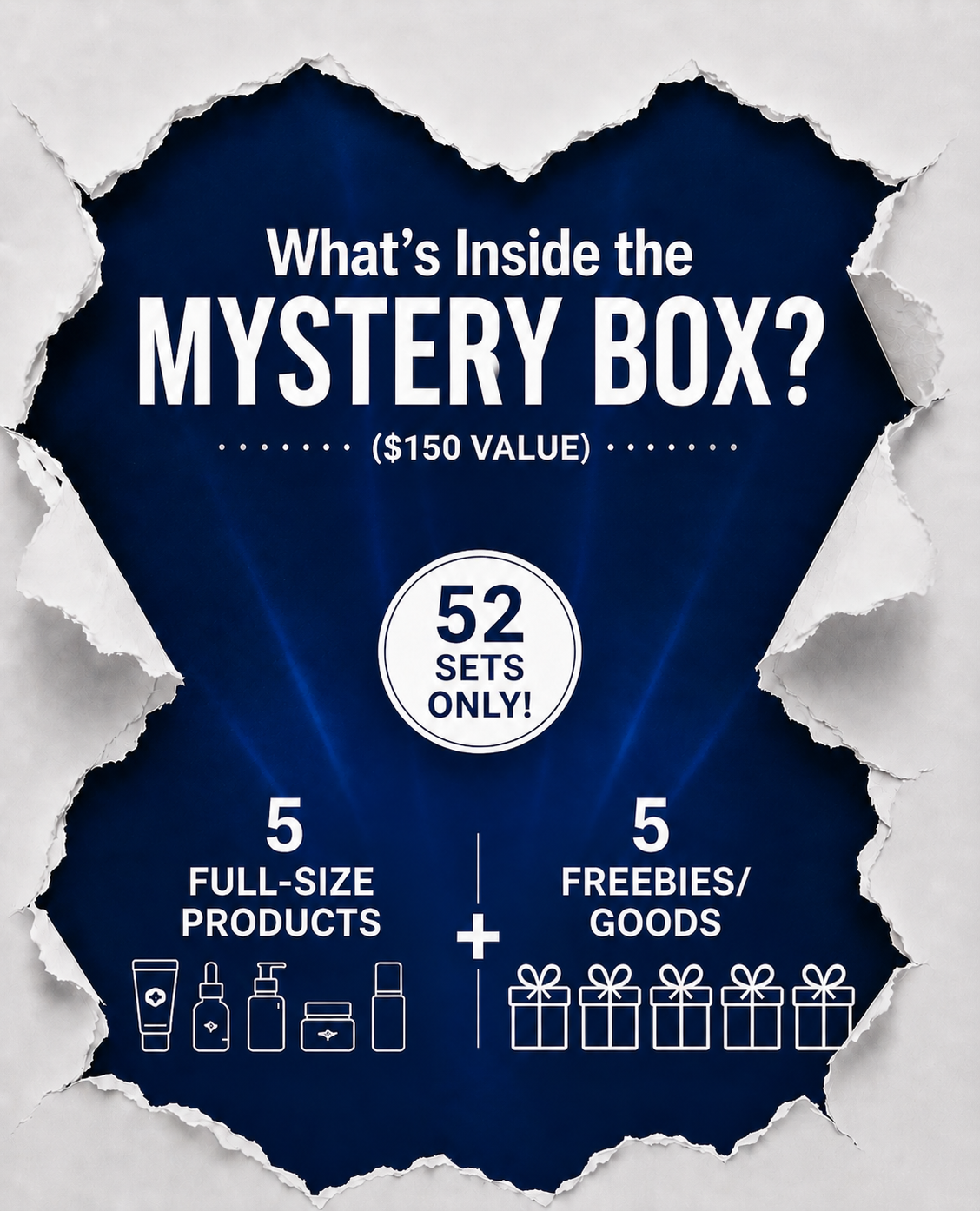 Dear Klairs Exclusive Mystery Box hudpleiesett 5+5 overraskelse