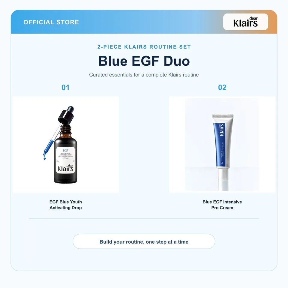 Dear Klairs Blue EGF Duo serum 50 ml + krem 50 g EGF