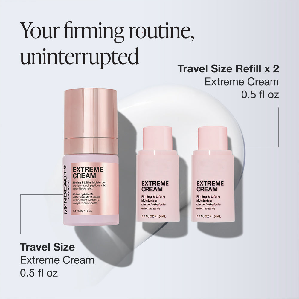 Innbeauty Project Extreme Cream Travel Refill påfyllssett 3pk