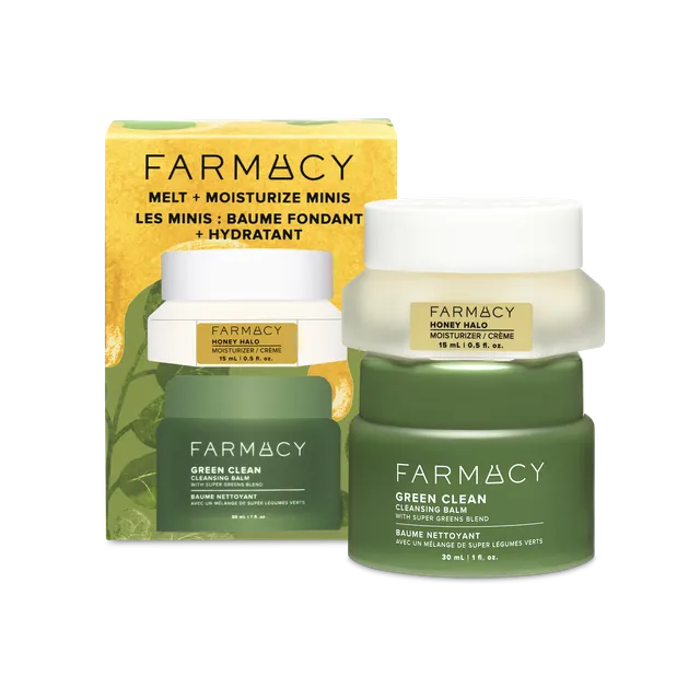 Farmacy Melt + Moisturize Duo gavesett 30 ml + 15 ml fuktighetsgivende