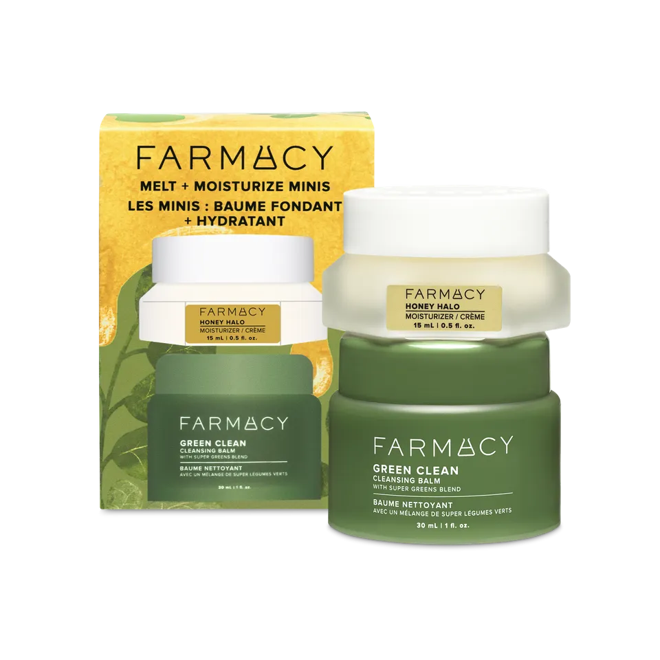 Farmacy Melt + Moisturize Duo gavesett 30 ml + 15 ml fuktighetsgivende