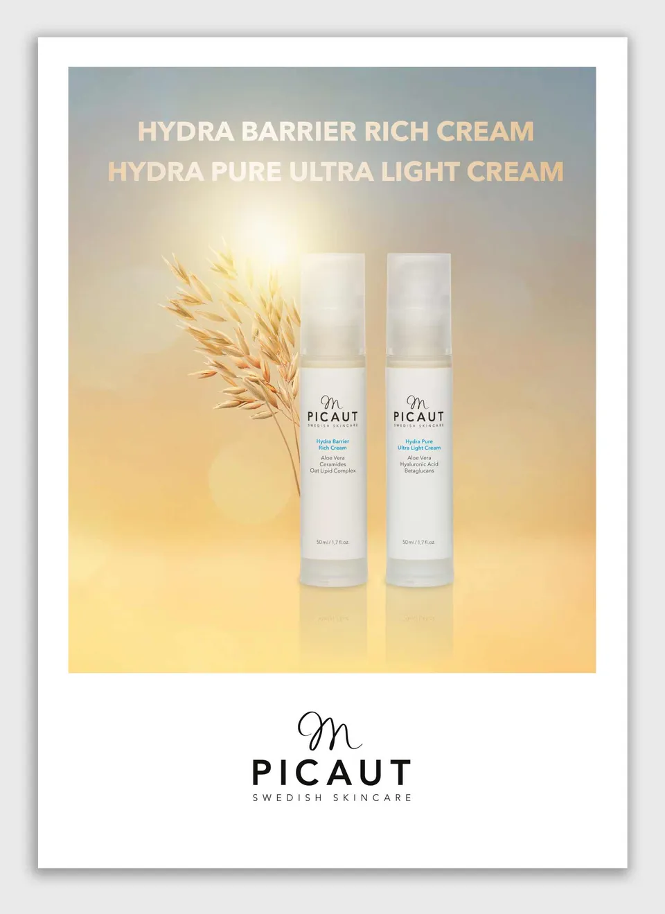 M Picaut Hydra Pure Barrier plakat 50x70 fukt