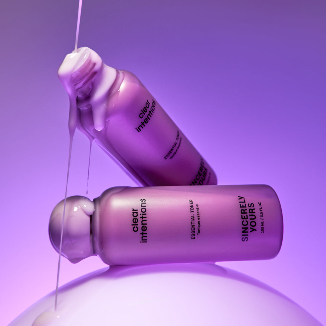 Sincerely Yours Clear Intentions toner uren hud