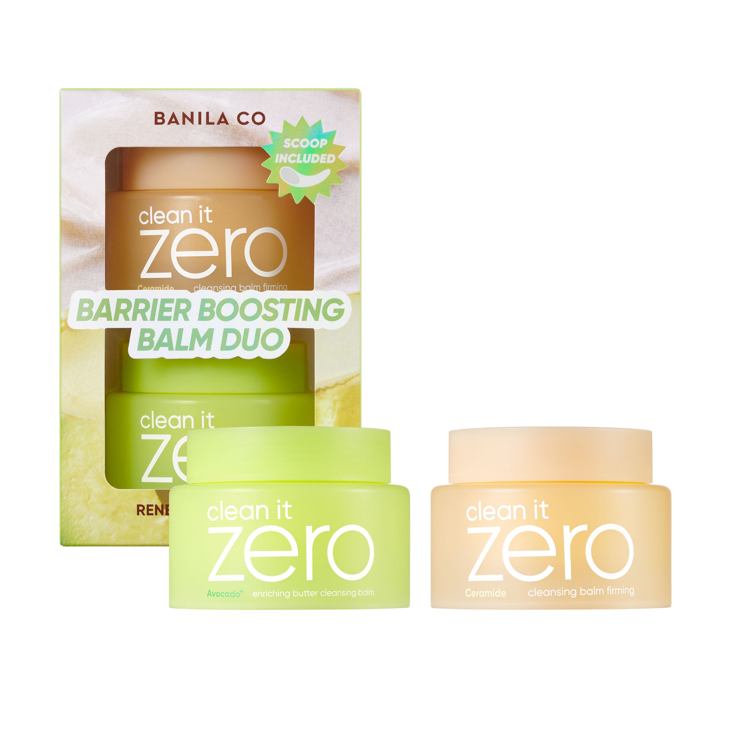 Banila Co Clean It Zero Barrier Boosting Balm Duo 2-pakning