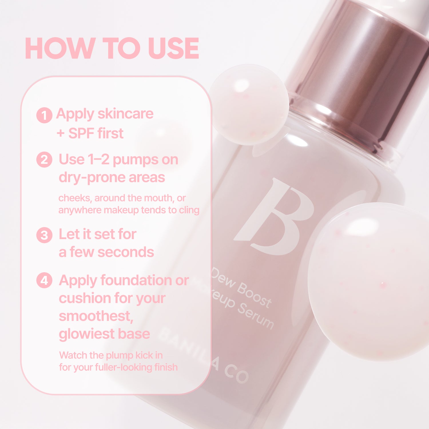 Banila Co Dew Boost makeup serum 30 ml glød