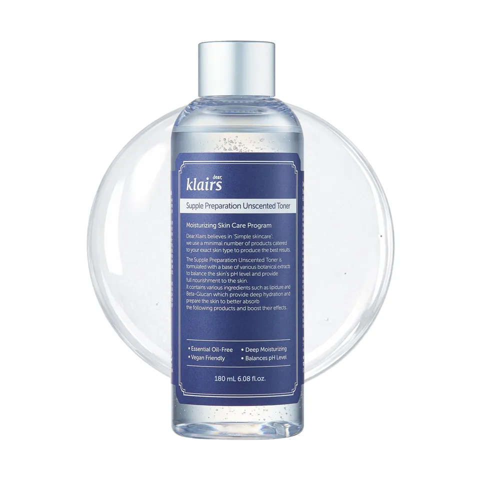 Dear Klairs Supple Preparation Unscented Toner 180 ml mild