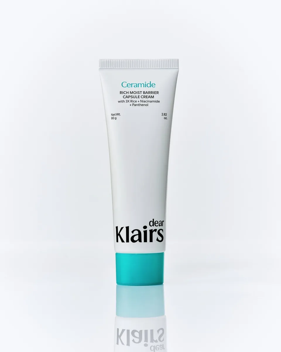 Dear Klairs Rich Moist Barrier Capsule Cream 80 g mot tørr hud