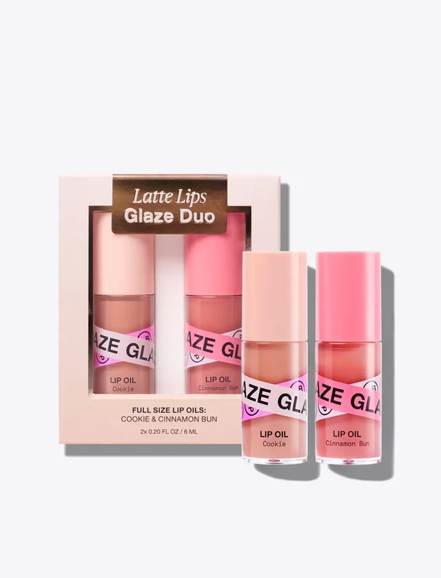 Innbeauty Project Latte Lips Glaze Duo leppeolje 2-pak