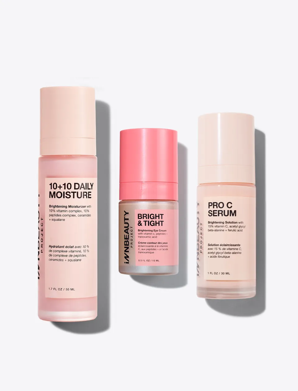 Innbeauty Project Brightening Trio serumsett tranexamsyre