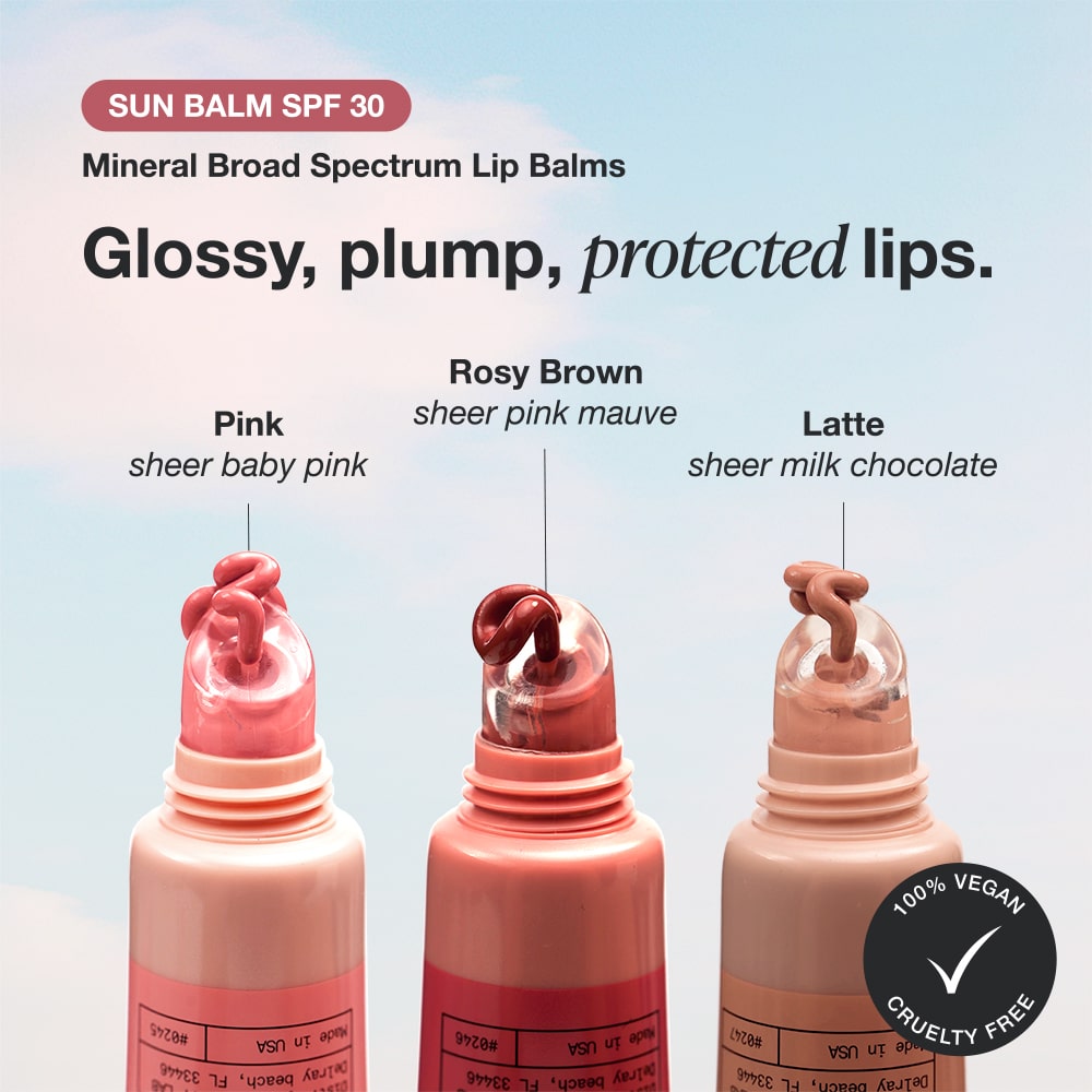 Innbeauty Project Sun Balm SPF 30 leppepomade Latte