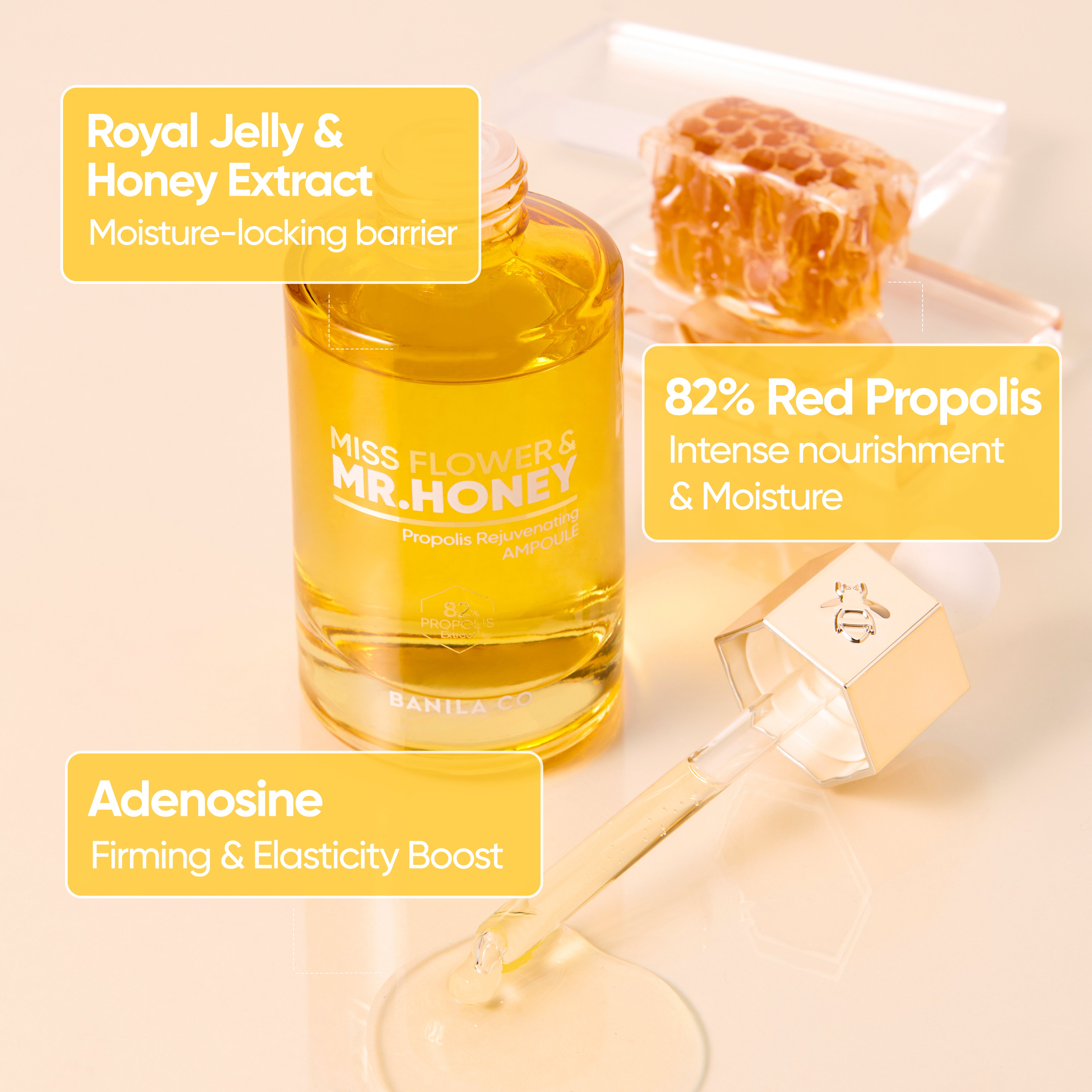 Banila Co Miss Flower & Mr Honey Propolis Rejuvenating ampulle 50 ml