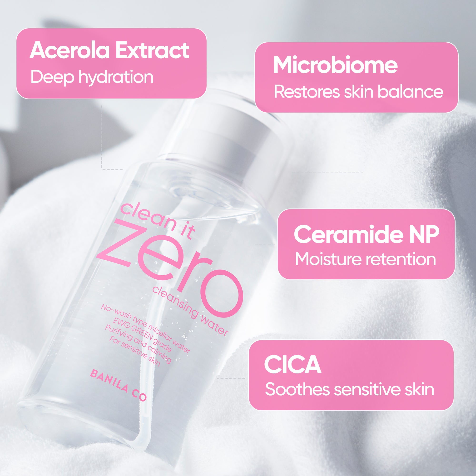 Banila Co Clean It Zero rensevann 310 ml uten parfyme
