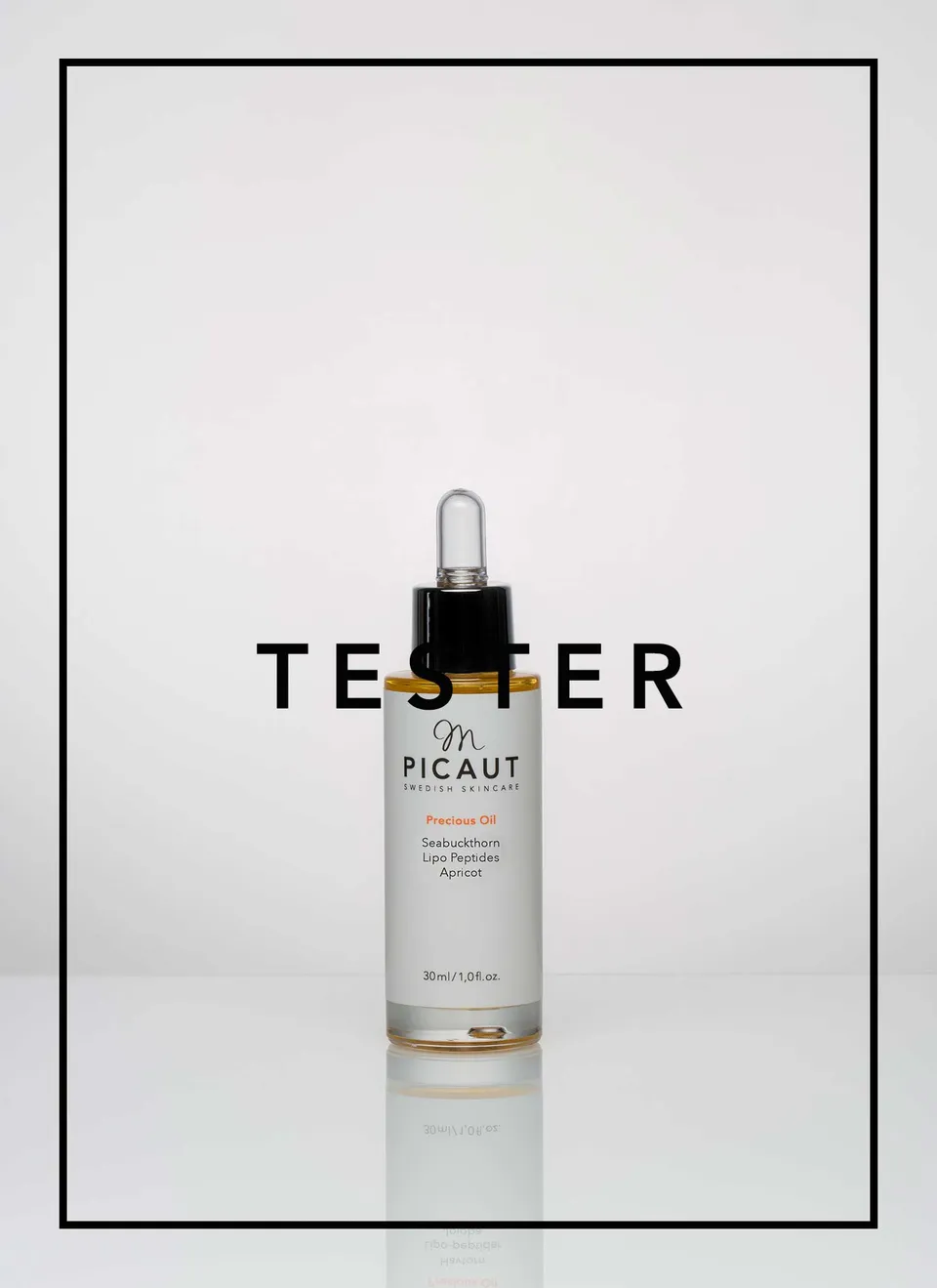 M Picaut Precious Oil ansiktsolje 30ml tester tørr