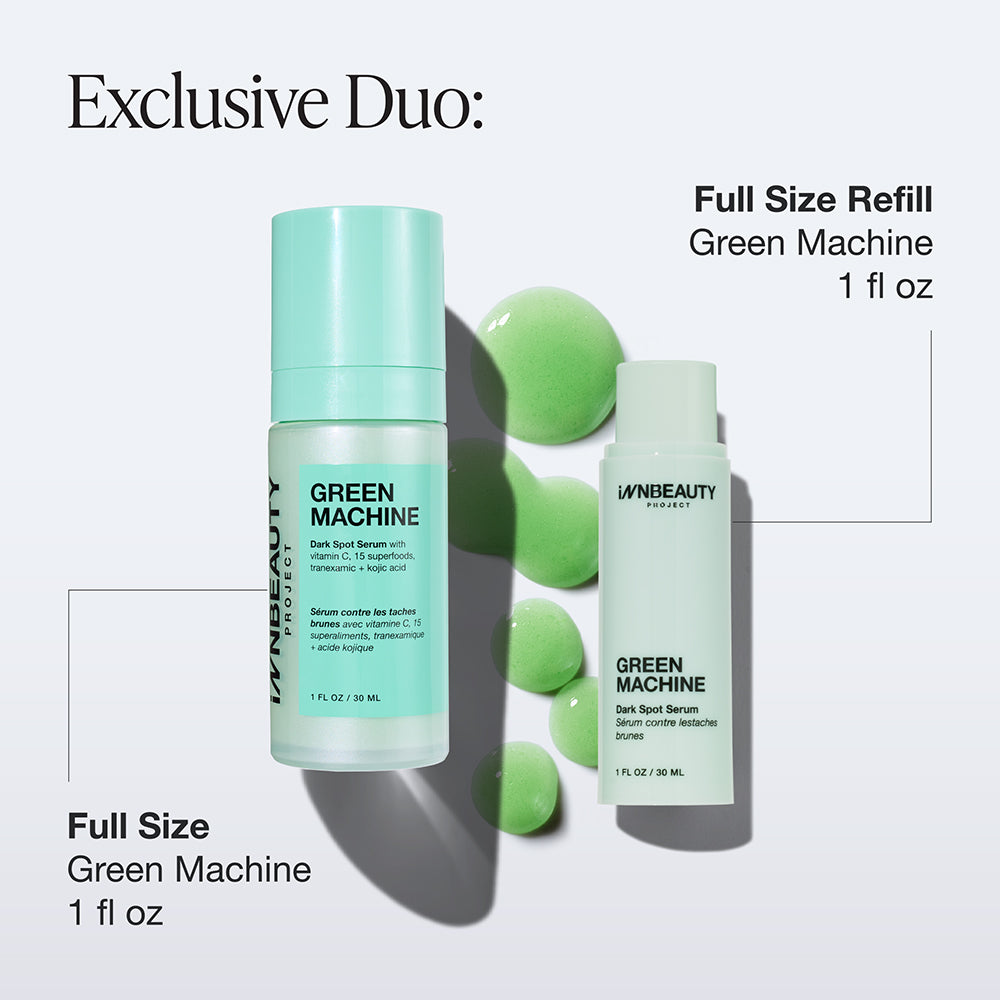 Innbeauty Project Green Machine serum refill set vitaminolje