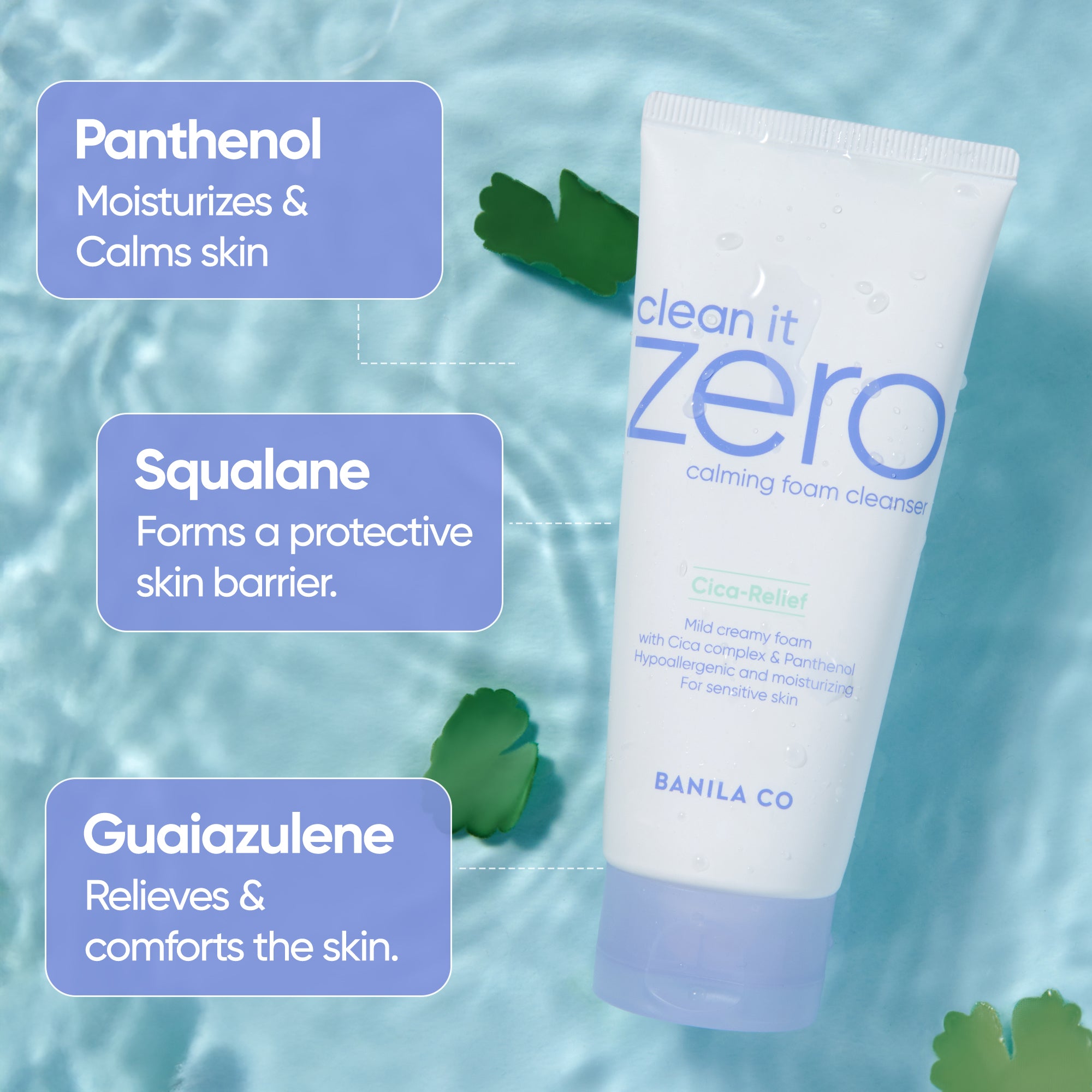 Banila Co Clean It Zero Calming Foam Cleanser renseskum 150 ml mild