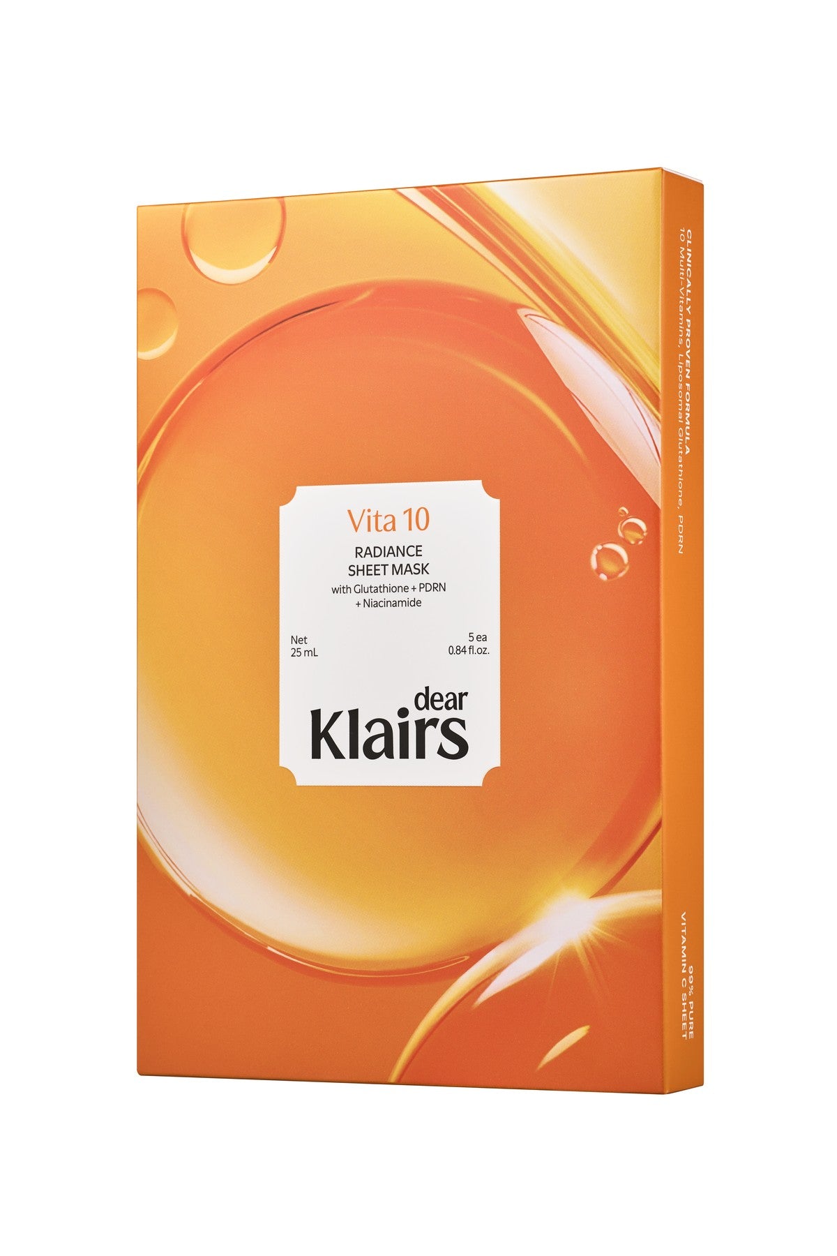 Dear Klairs Vita 10 Radiance arkmaske 1 ark vitamin glow