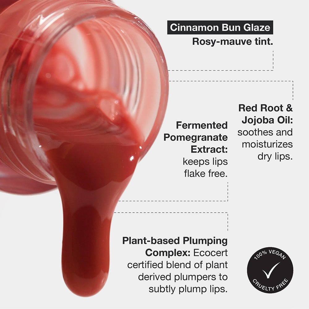 Innbeauty Project Latte Lips Glaze Duo leppeolje 2-pak