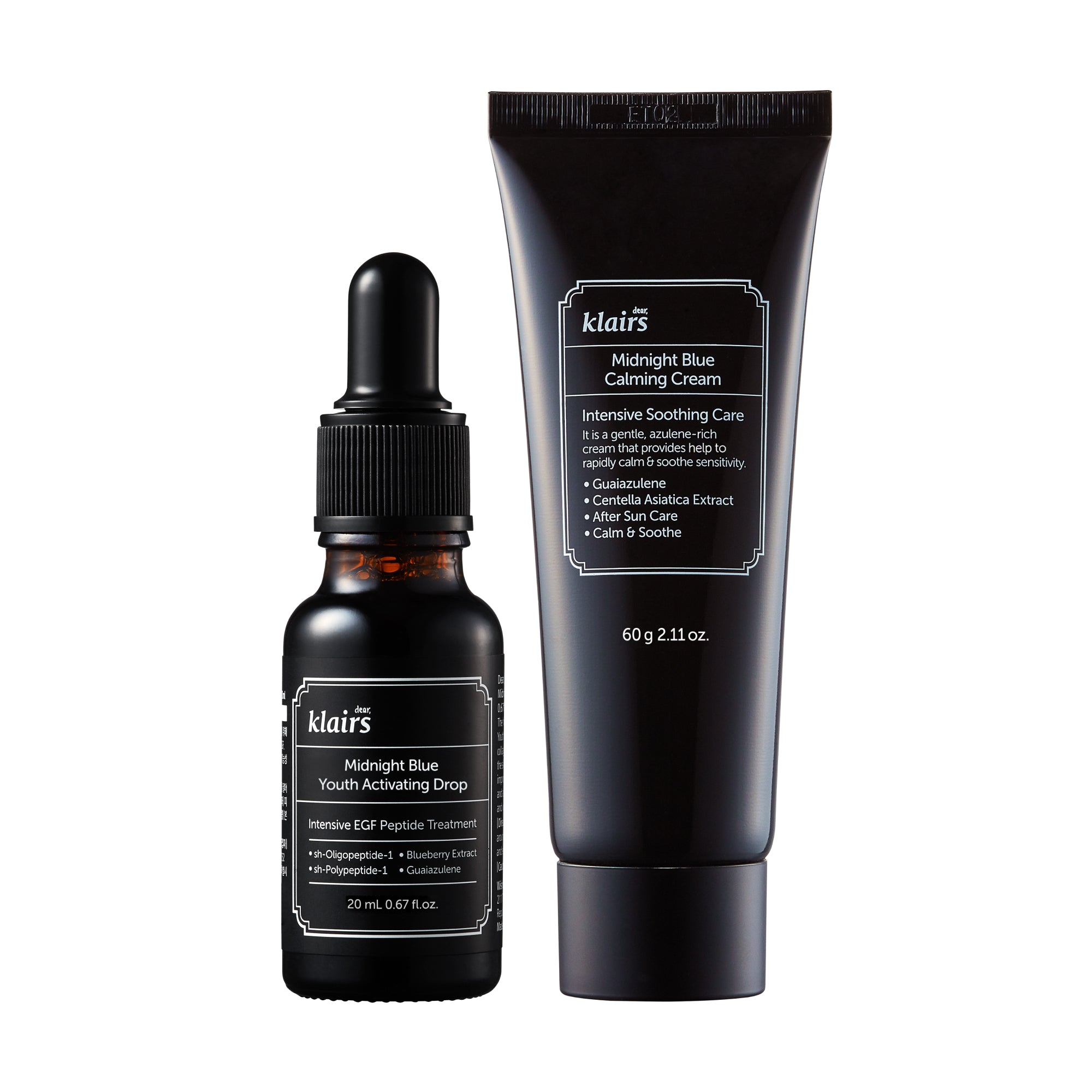 Dear Klairs Midnight Blue Barrier sett serum 20 ml krem 60 ml