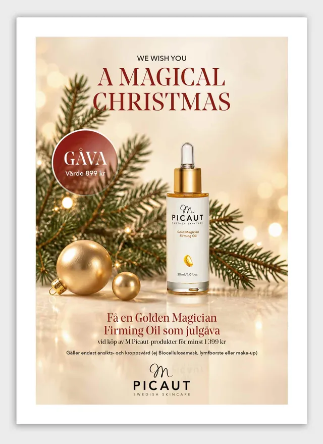 M Picaut Magical Christmas plakat 50x70 julemotiv