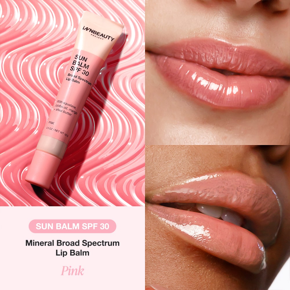 Innbeauty Project Sun Balm SPF 30 leppepomade Latte