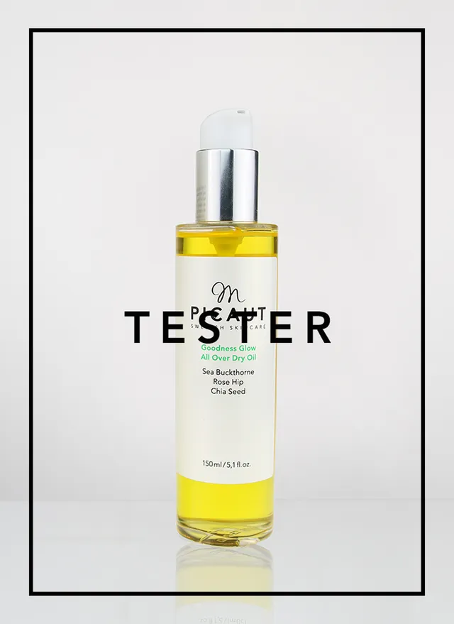 M Picaut Goodness Glow tørrolje 150 ml tester