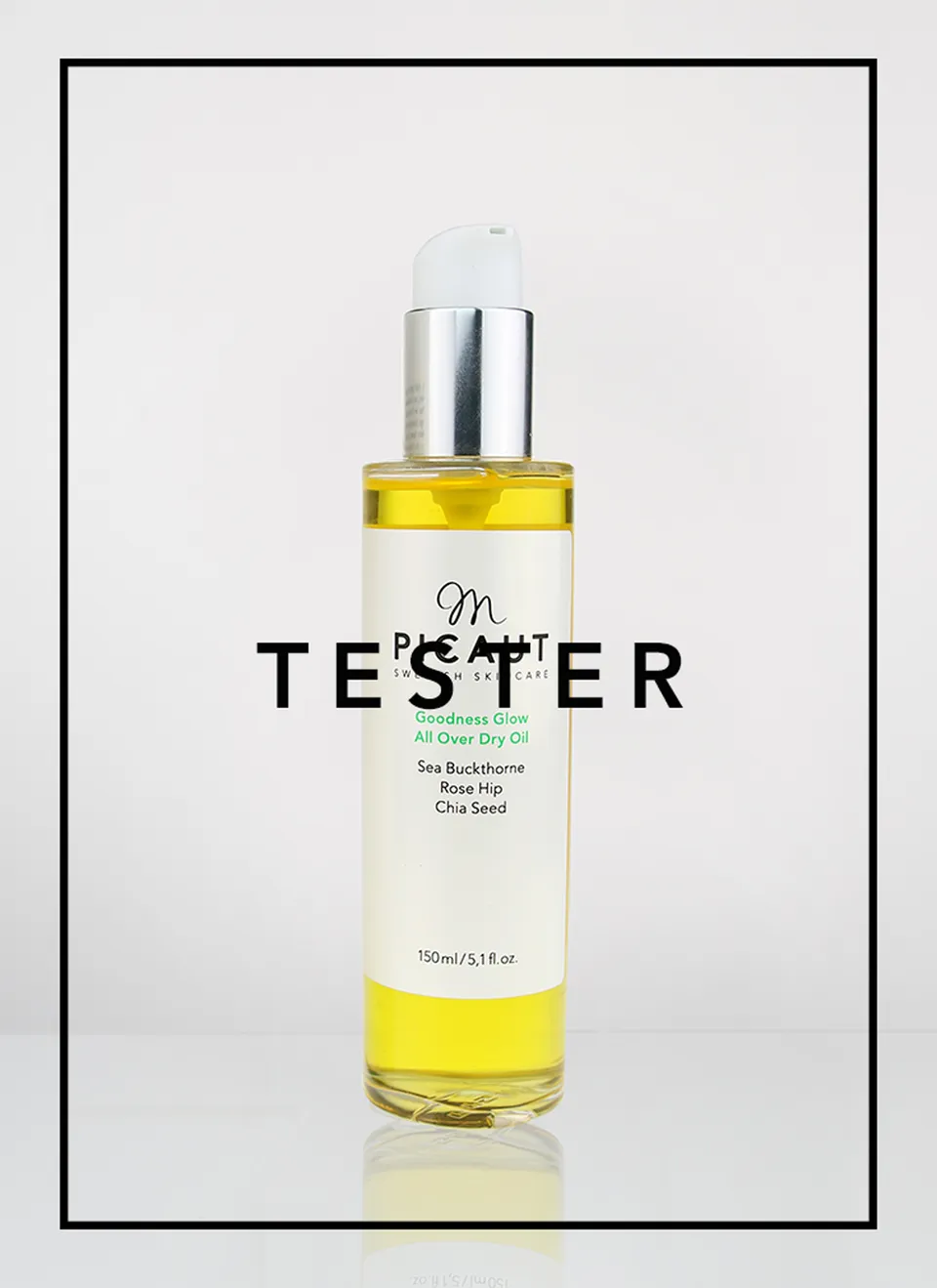 M Picaut Goodness Glow tørrolje 150 ml tester