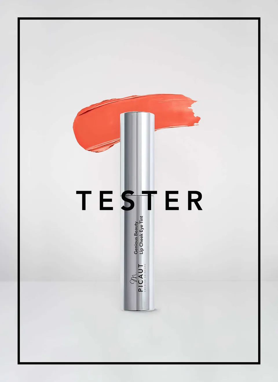M Picaut Genious Beauty Lip Cheek Eye Tint coral 4 ml