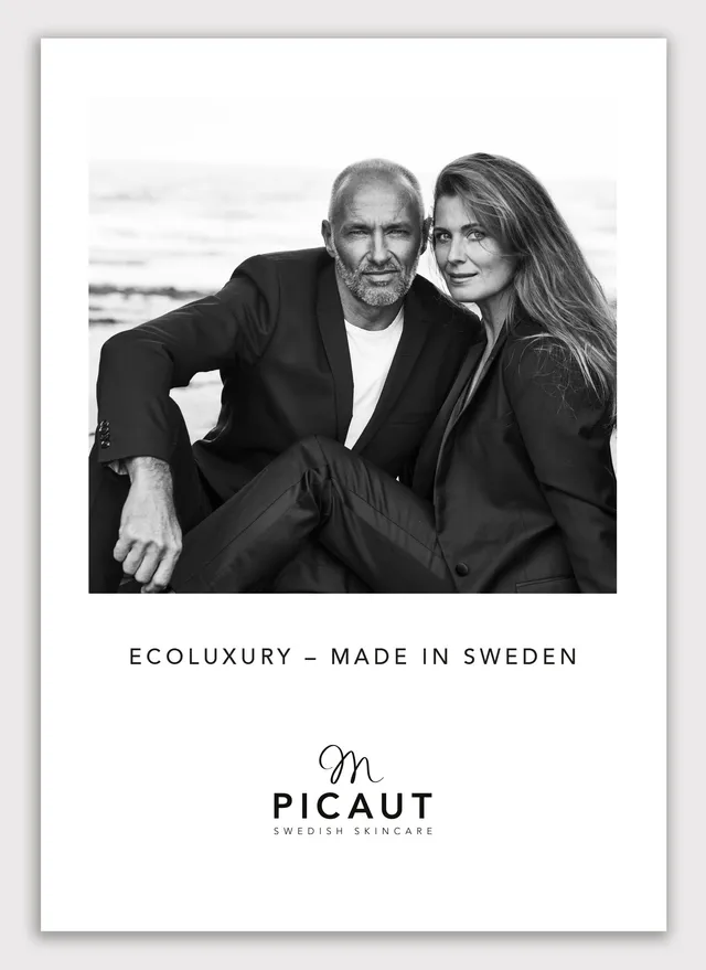 M Picaut Ecoluxury poster 50x70 svart-hvit