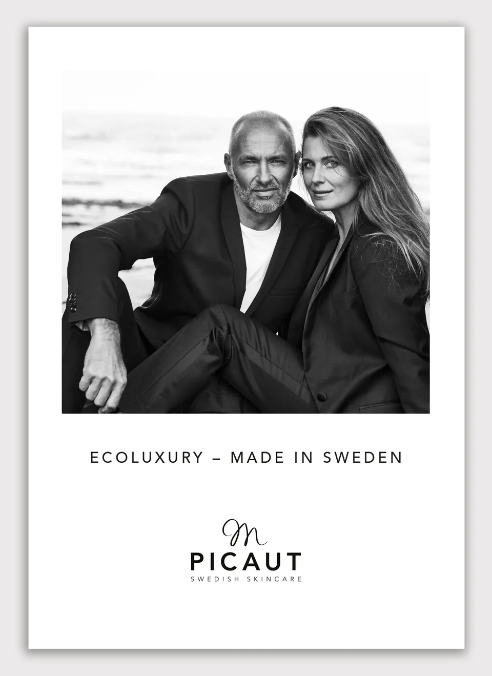 M Picaut Ecoluxury poster 50x70 svart-hvit