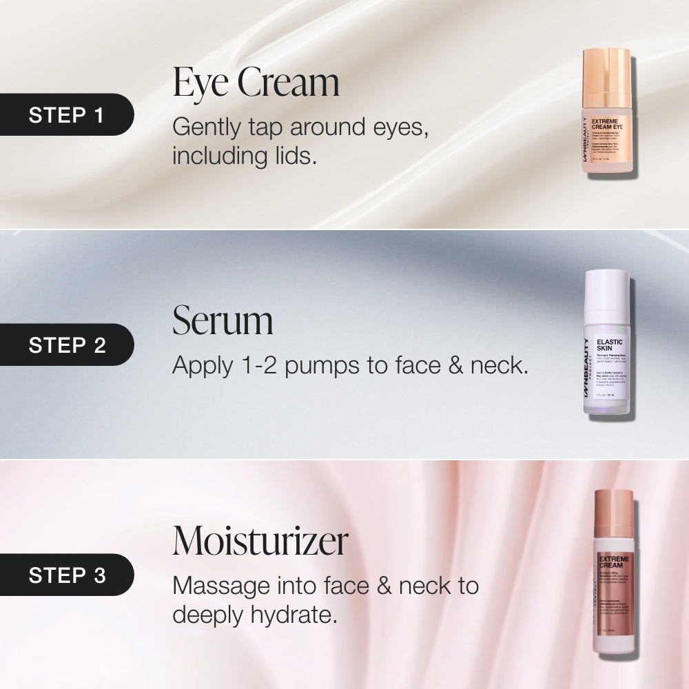 Innbeauty Project Firming Lifting Trio hudpleiesett med veske