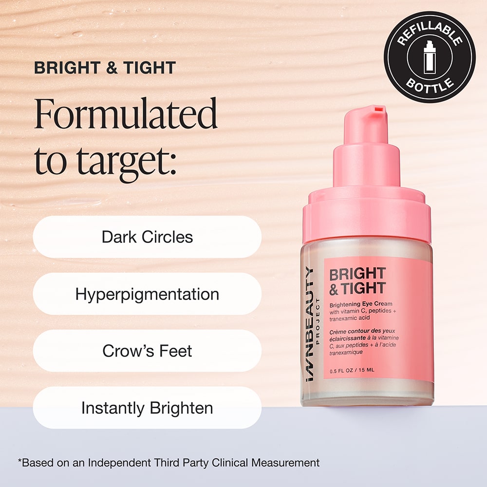 Innbeauty Project Bright & Tight øyekrem full size mot mørke ringer