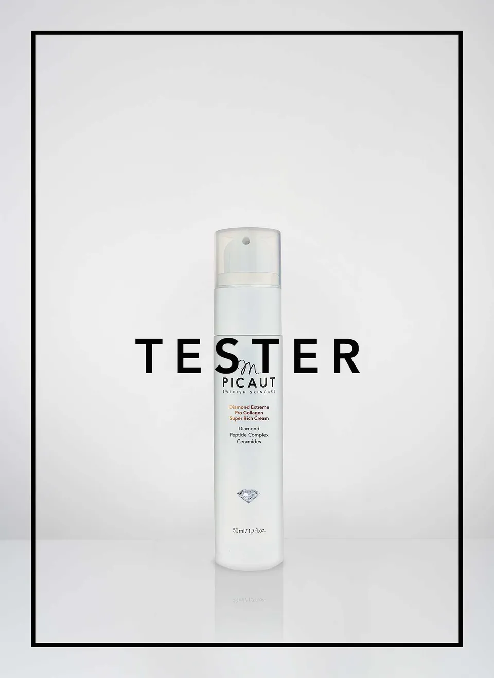 M Picaut Diamond Extreme Pro Collagen ansiktskrem 50 ml tester