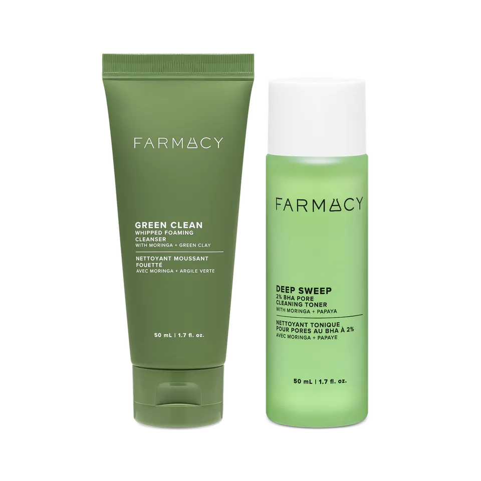 Farmacy Pore-Cleansing Duo rensesett gavesett mild