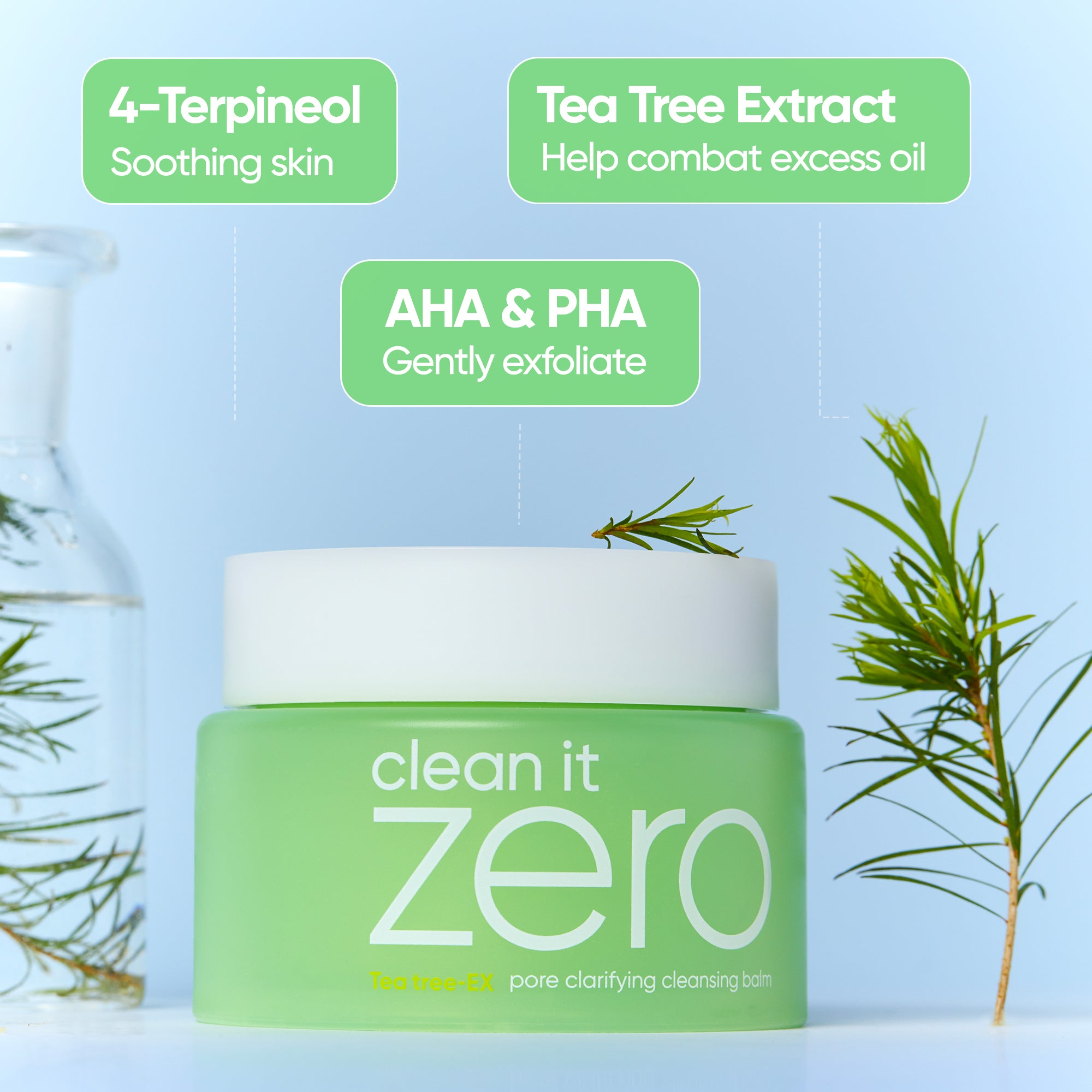 Banila Co Clean It Zero Tea-Tree EX rensebalm 25ml mot kviser