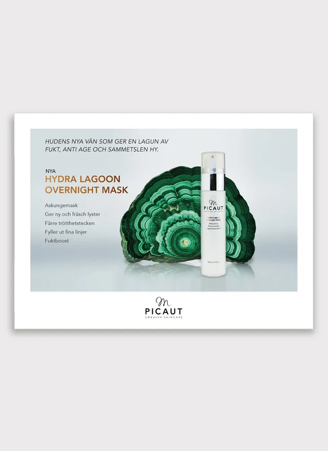M Picaut Hydra Lagoon Overnight Mask poster 90x50 liggende
