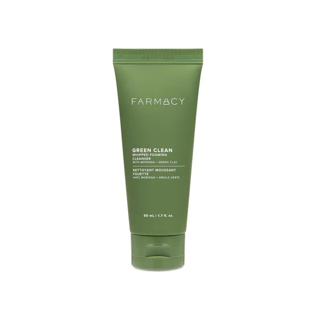 Farmacy Green Clean Whipped Foaming Cleanser ansiktsrens 50 ml fet hud