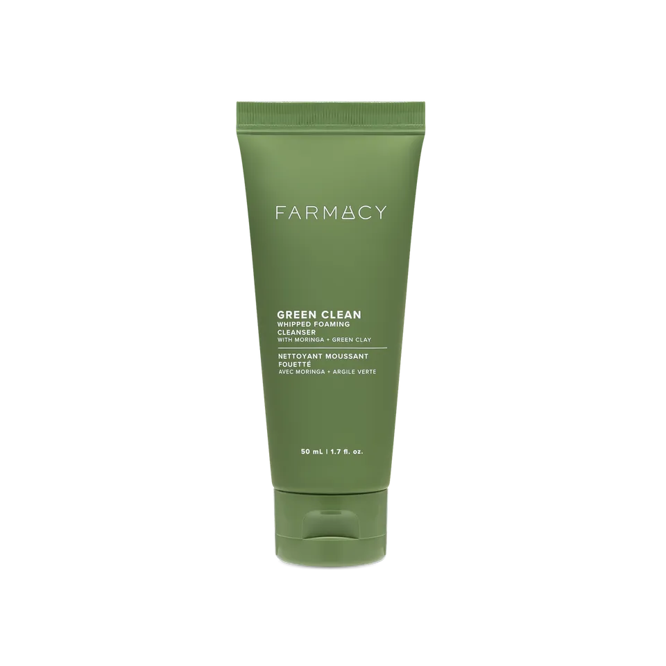 Farmacy Green Clean Whipped Foaming Cleanser ansiktsrens 50 ml fet hud