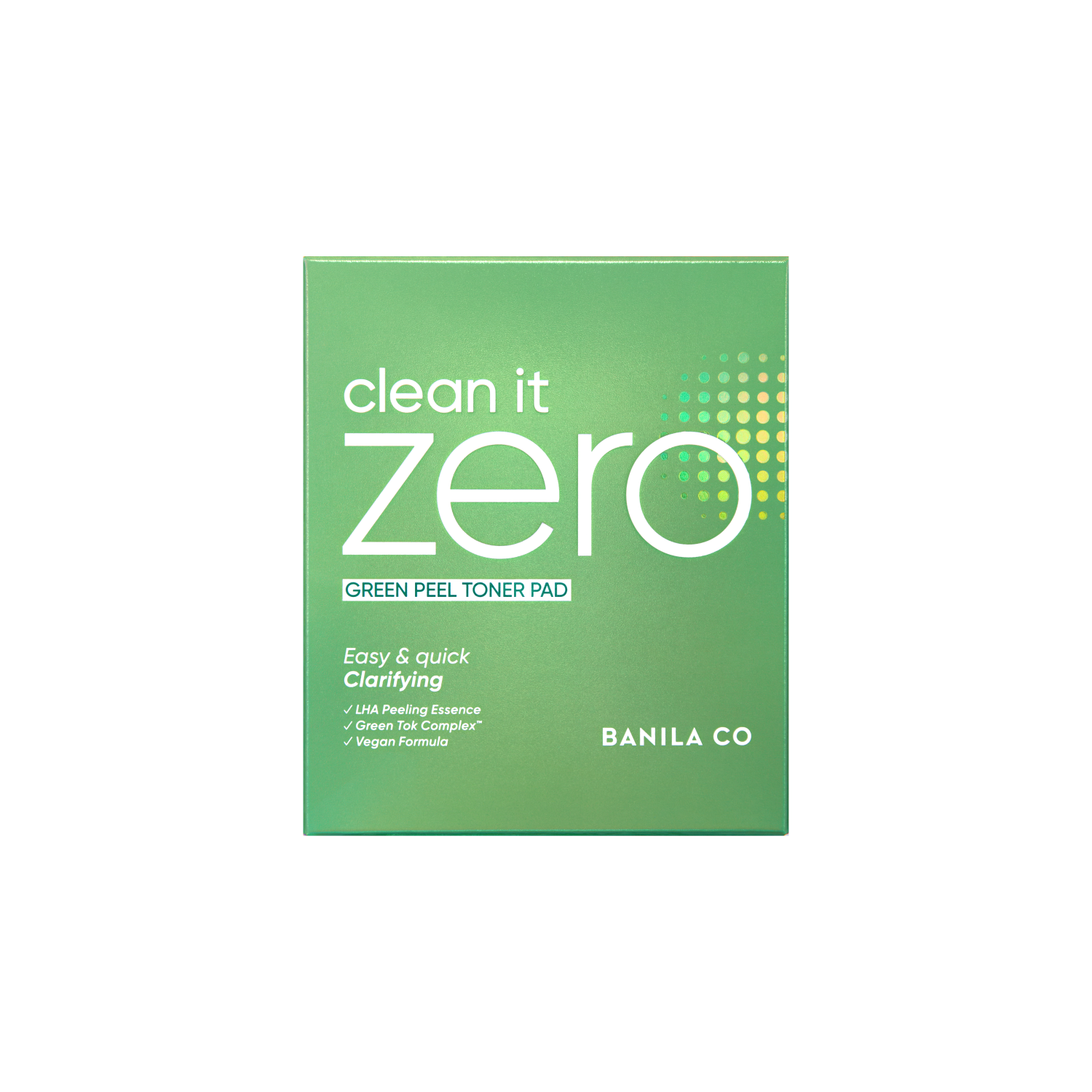 Banila Co Clean It Zero Green Peel toner pads 70 stk fet hud