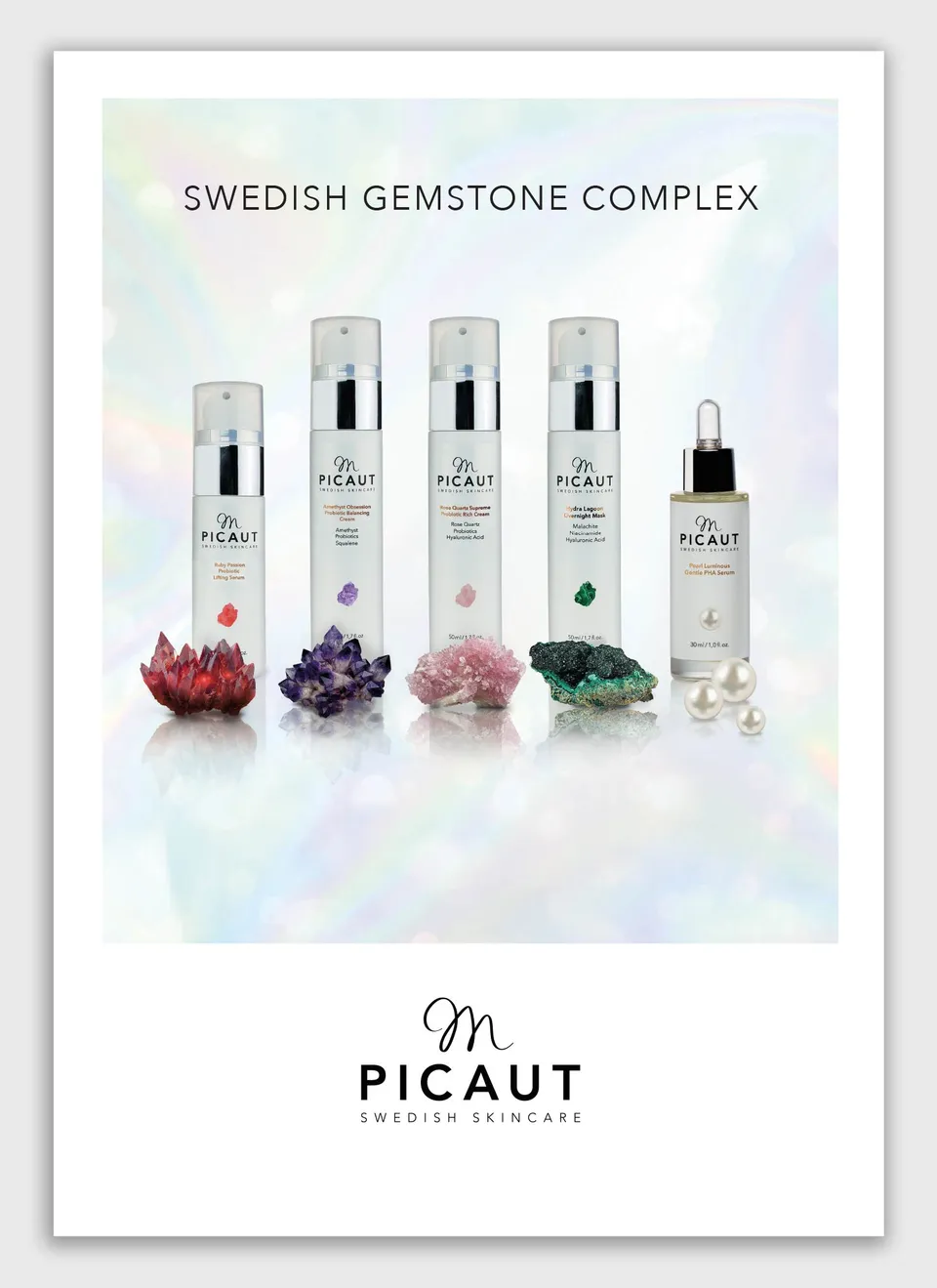 M Picaut Swedish Gemstone Complex plakat 50x70