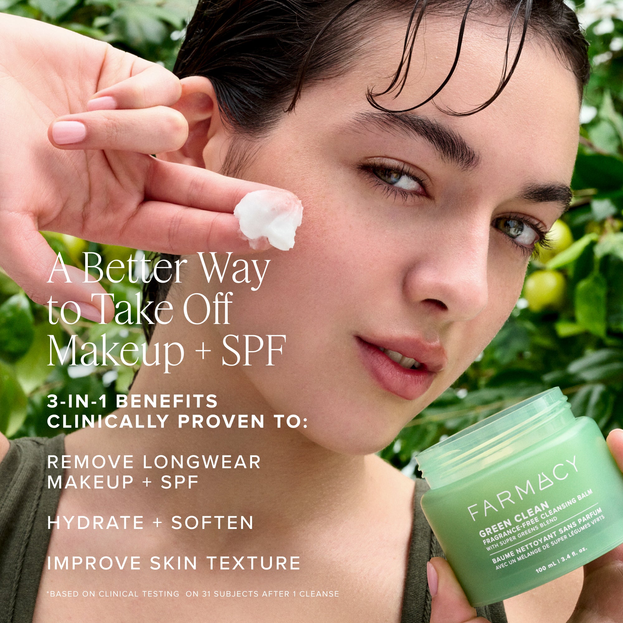 Farmacy Green Clean rensebalm 12 ml parfymefri