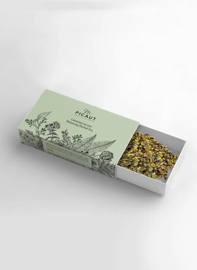 M Picaut Calming Cocoon Balancing Herbal Tea urtete 100 g
