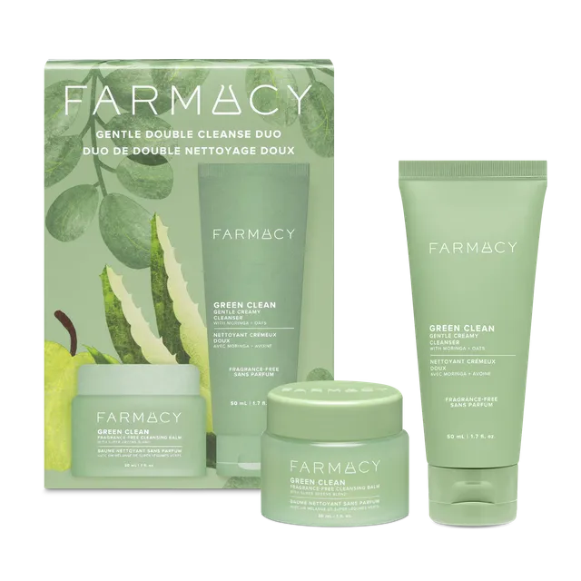 Farmacy Green Clean Duo rens 2-steg uparfymert